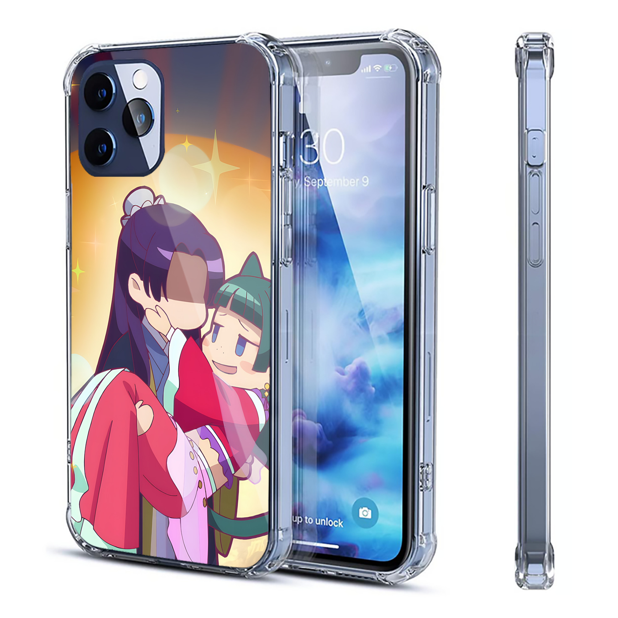 （画像用） 薬屋のひとりごと The Apothecary Diaries 【iPhone 12シリーズ対応】透明スマホケース（クリアソフトケース）